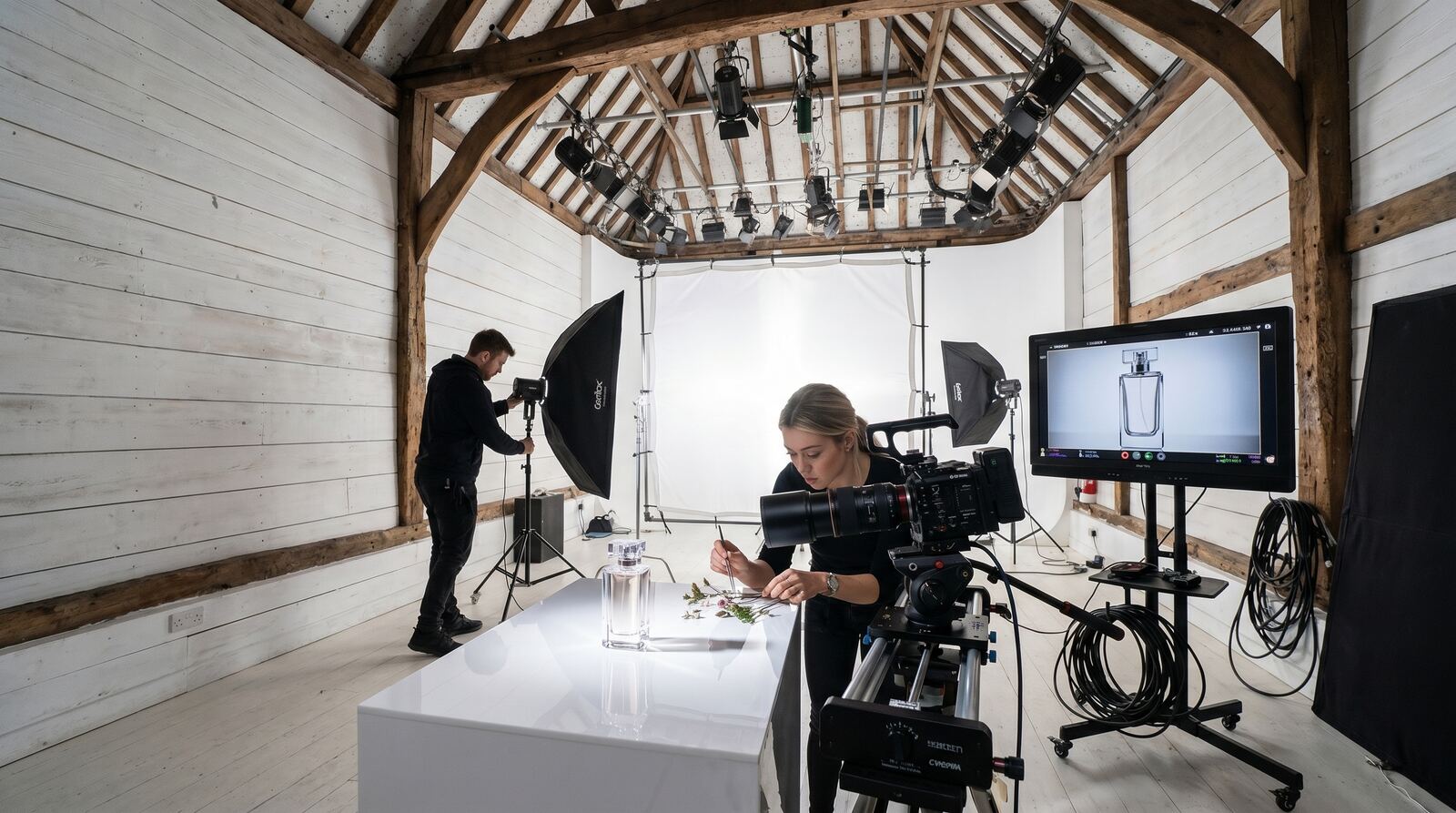 Product commercial on the infinity cove